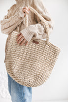 Beginner crochet tote bag kit everyday use