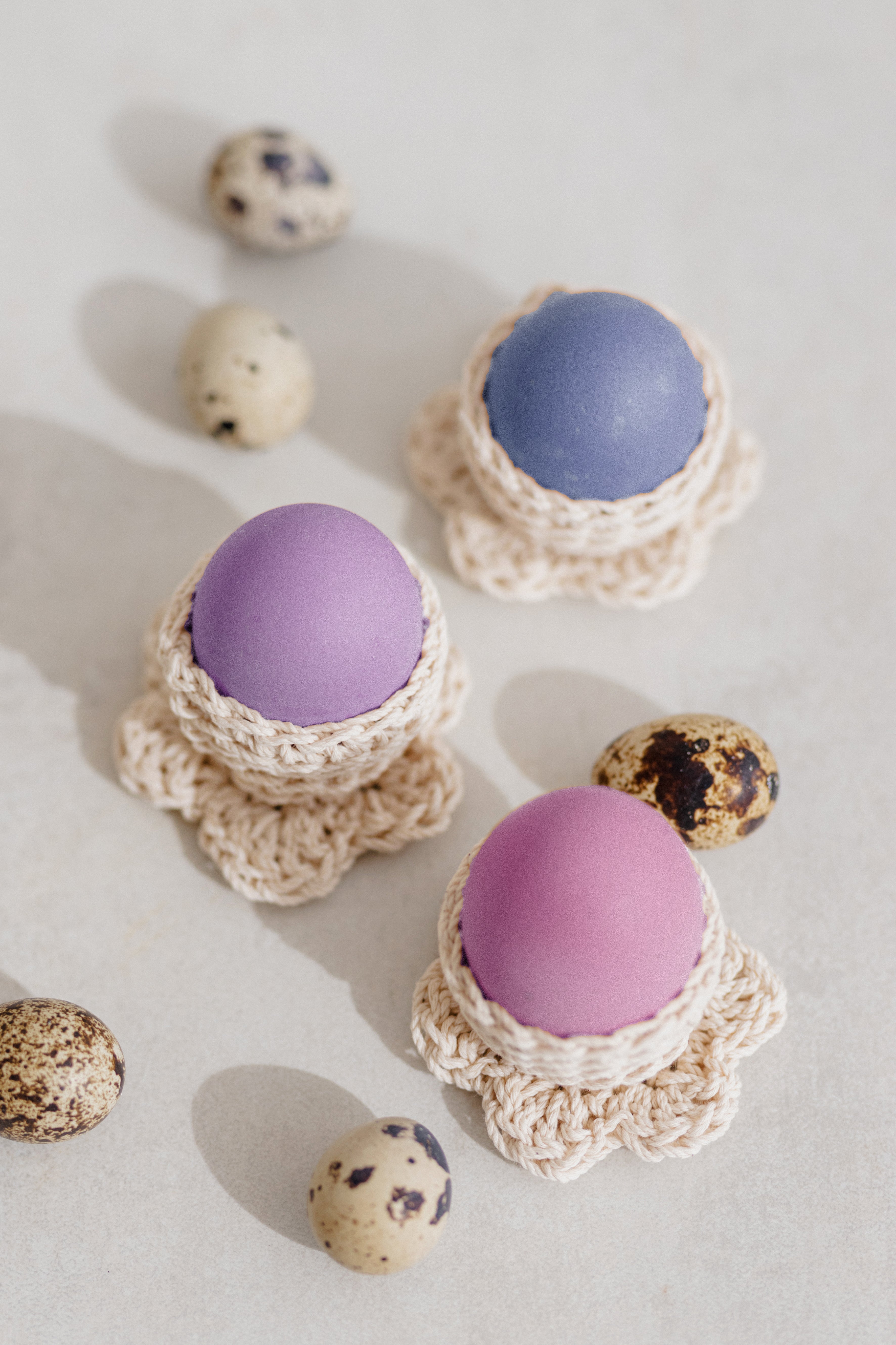 Simple crochet egg holder pattern free