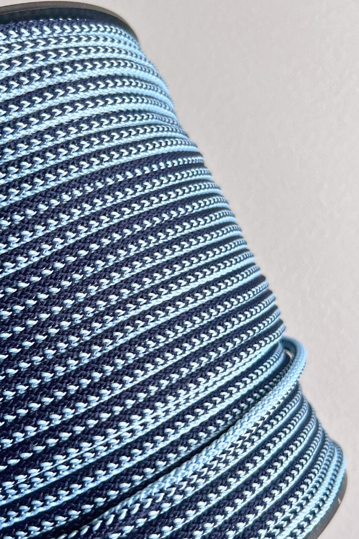 Blue Macrame polyester cord