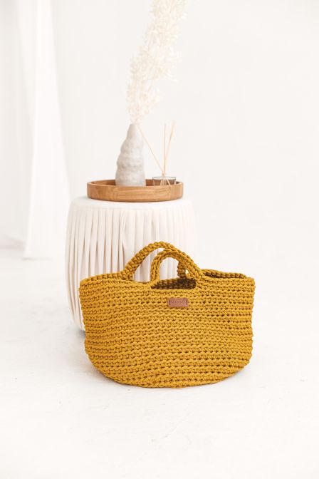 Modern crochet bag pattern "Large Joy" + video tutorial