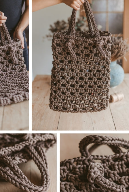 Modern crochet bag pattern
