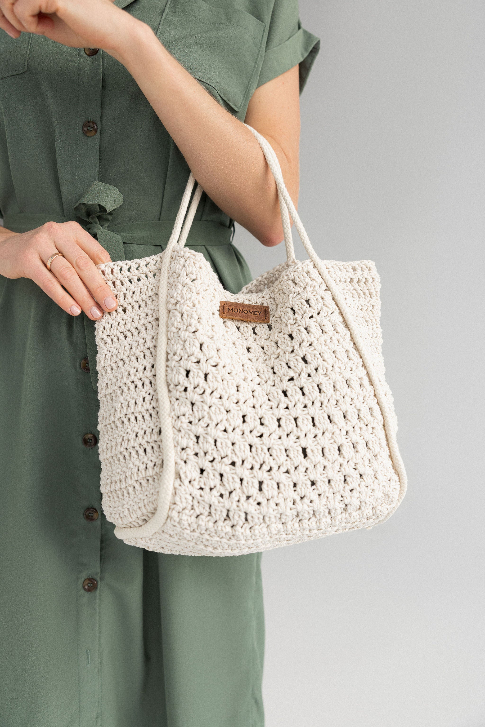 crochet summer bag in style
