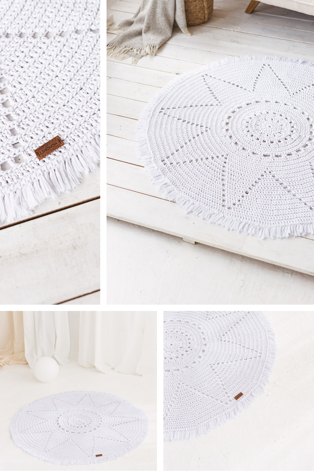 Round crochet rug pattern