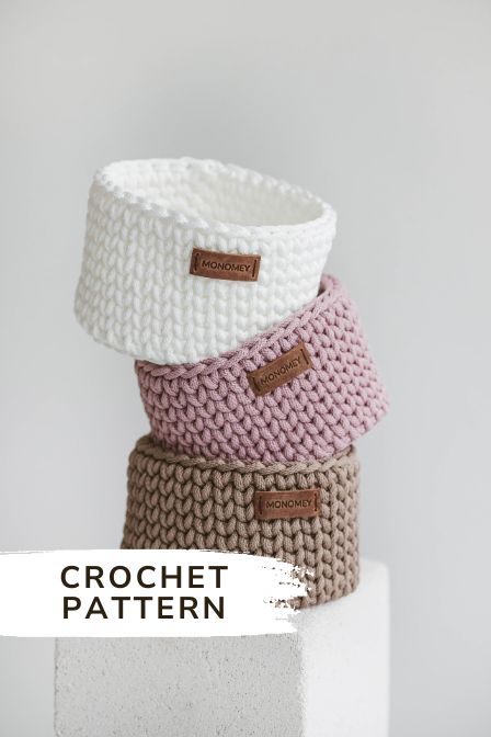 small crochet basket pattern
