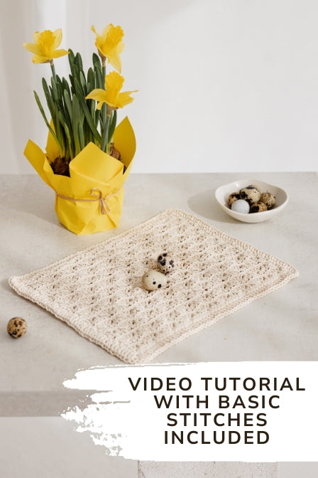 Square placemat Crochet pattern