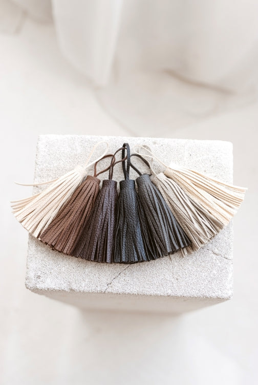 Tassels for handbags eco leather