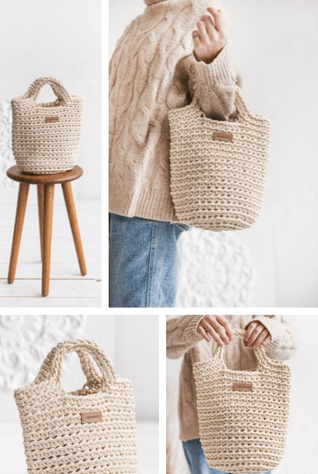 Video crochet pattern tote bag