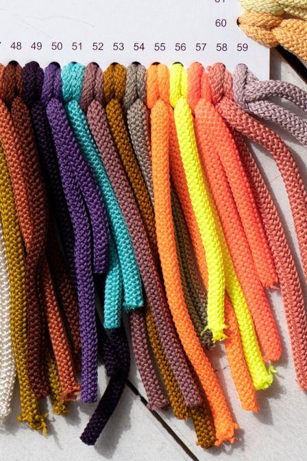 Violet 6mm macrame cord