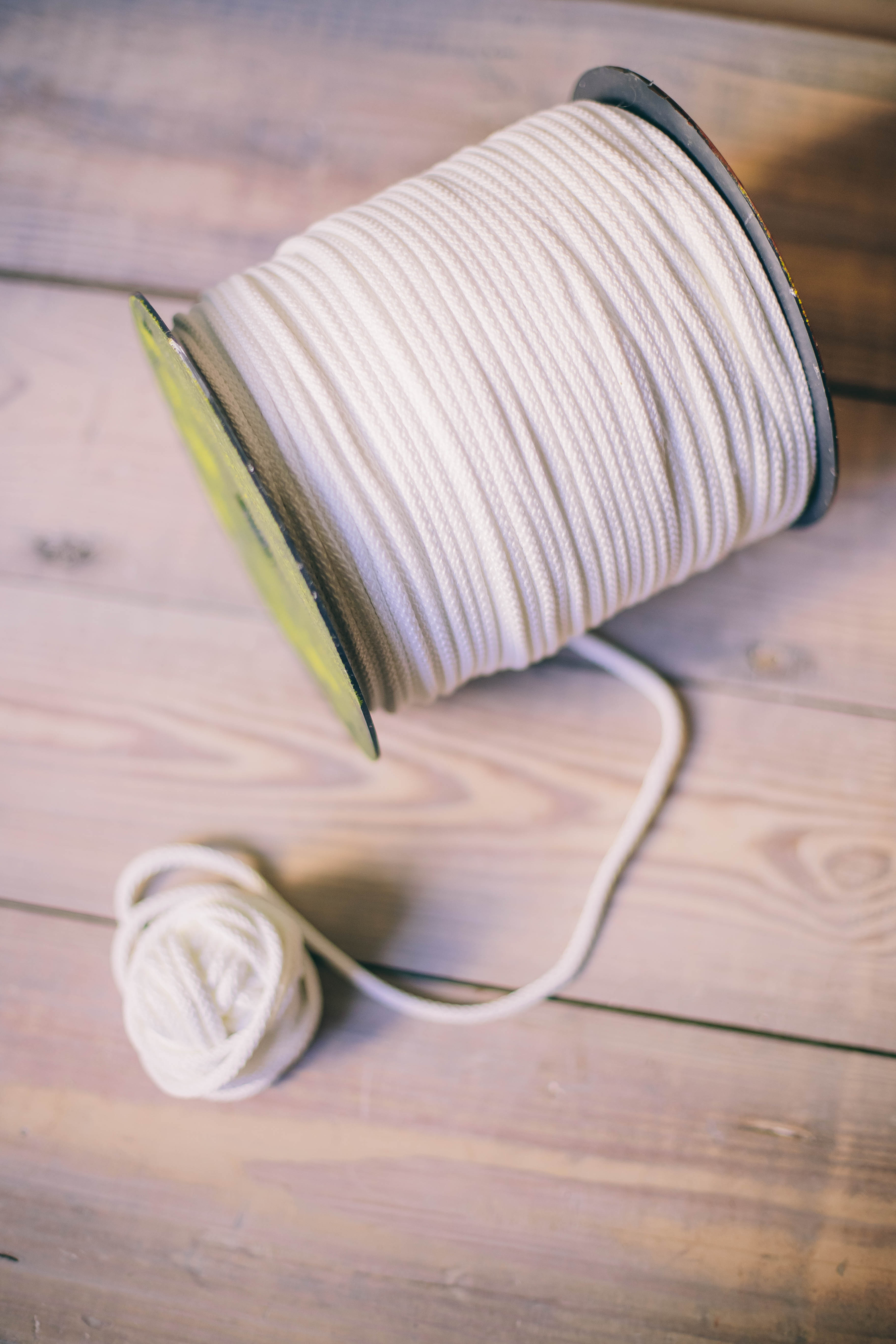 White macrame cord