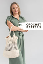 Crochet mesh bag pattern