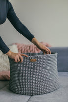 Crochet basket pattern home storage organization