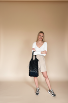 Black Crochet Tote Bag Kit for Beginners