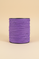 Violet with Silver Shining Macrame Cord 6mm