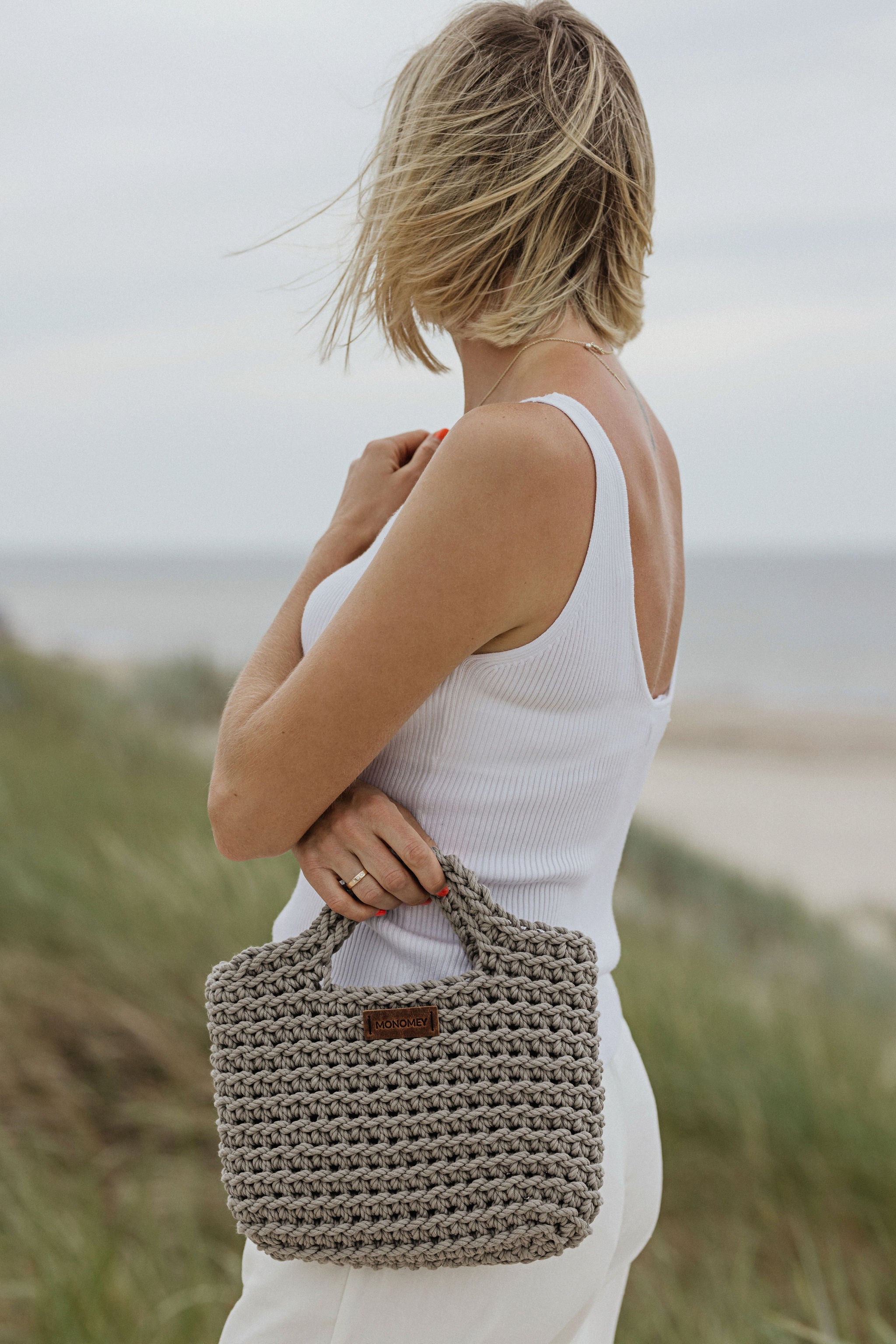 Handmade crochet bag